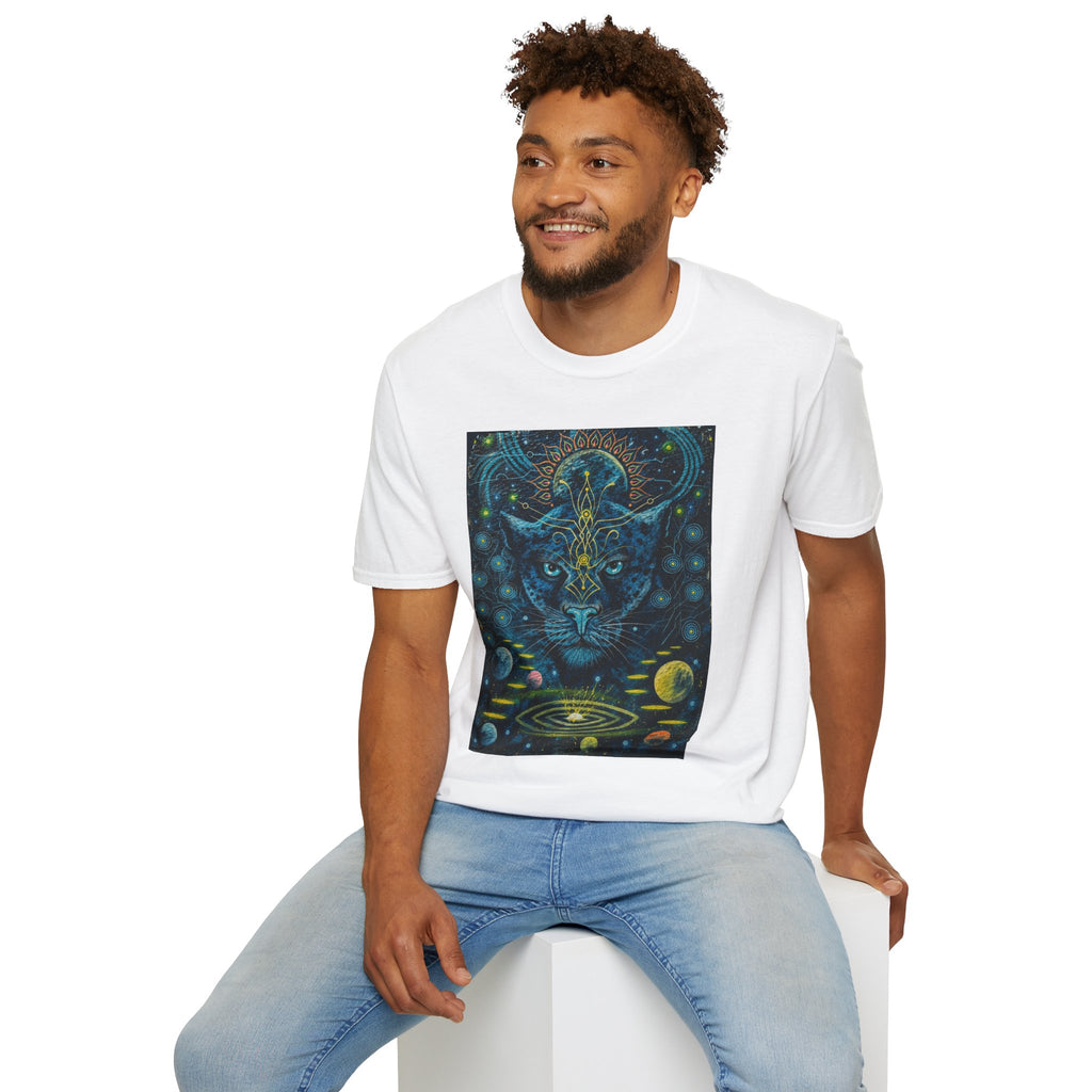 Ayahuasca — Sacred Vine of the Amazon. It awakens the spirit, reveals the past, illuminates the present, and guides toward the future. T-Shirt —