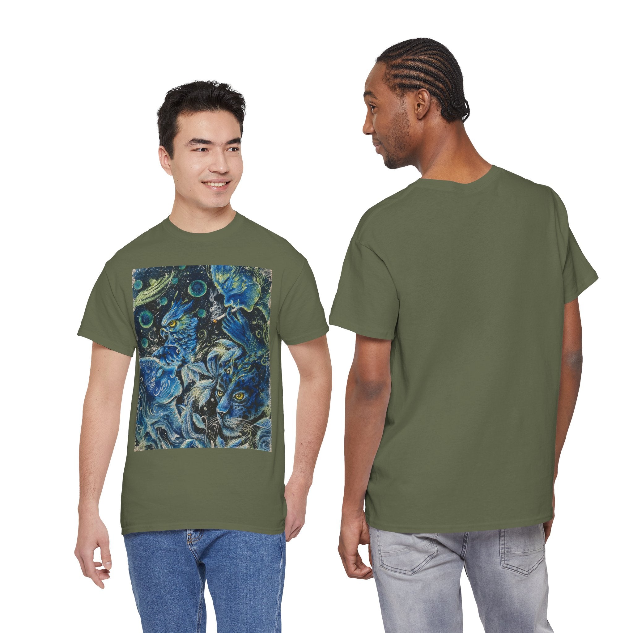 "Ayahuasca — The Vine of Visions. Where the past is remembered, the present revealed, and the foreseen unfolds." T-Shirt