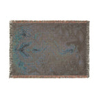 Ayahuasca Vision Woven Blanket — Mystical Mermaid Mosaic Throw