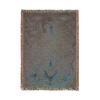 Ayahuasca Vision Woven Blanket — Mystical Mermaid Mosaic Throw