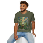Mystical Forest Art T-Shirt — 'The Secrets of Light' Illustration
