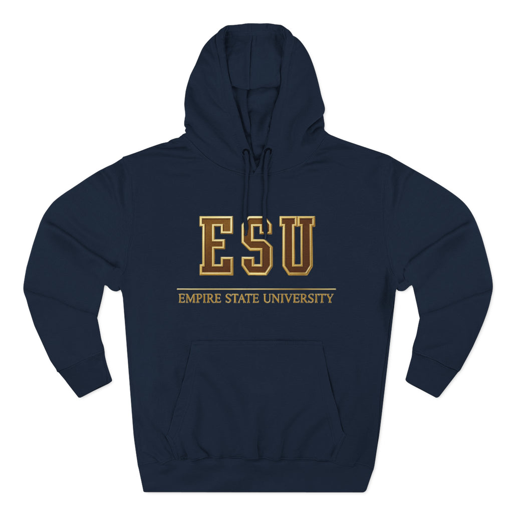 Three-Panel Fleece Hoodie