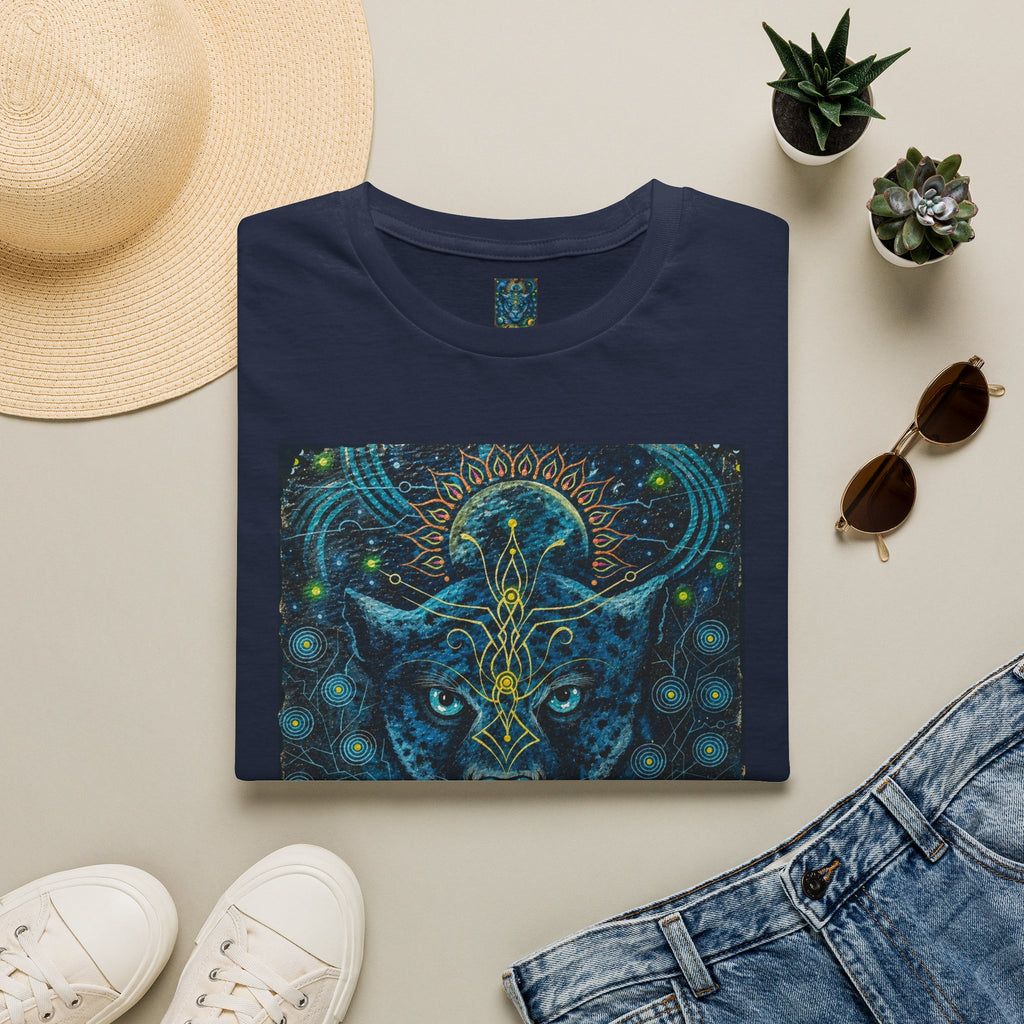 Ayahuasca — Sacred Vine of the Amazon. It awakens the spirit, reveals the past, illuminates the present, and guides toward the future. T-Shirt —