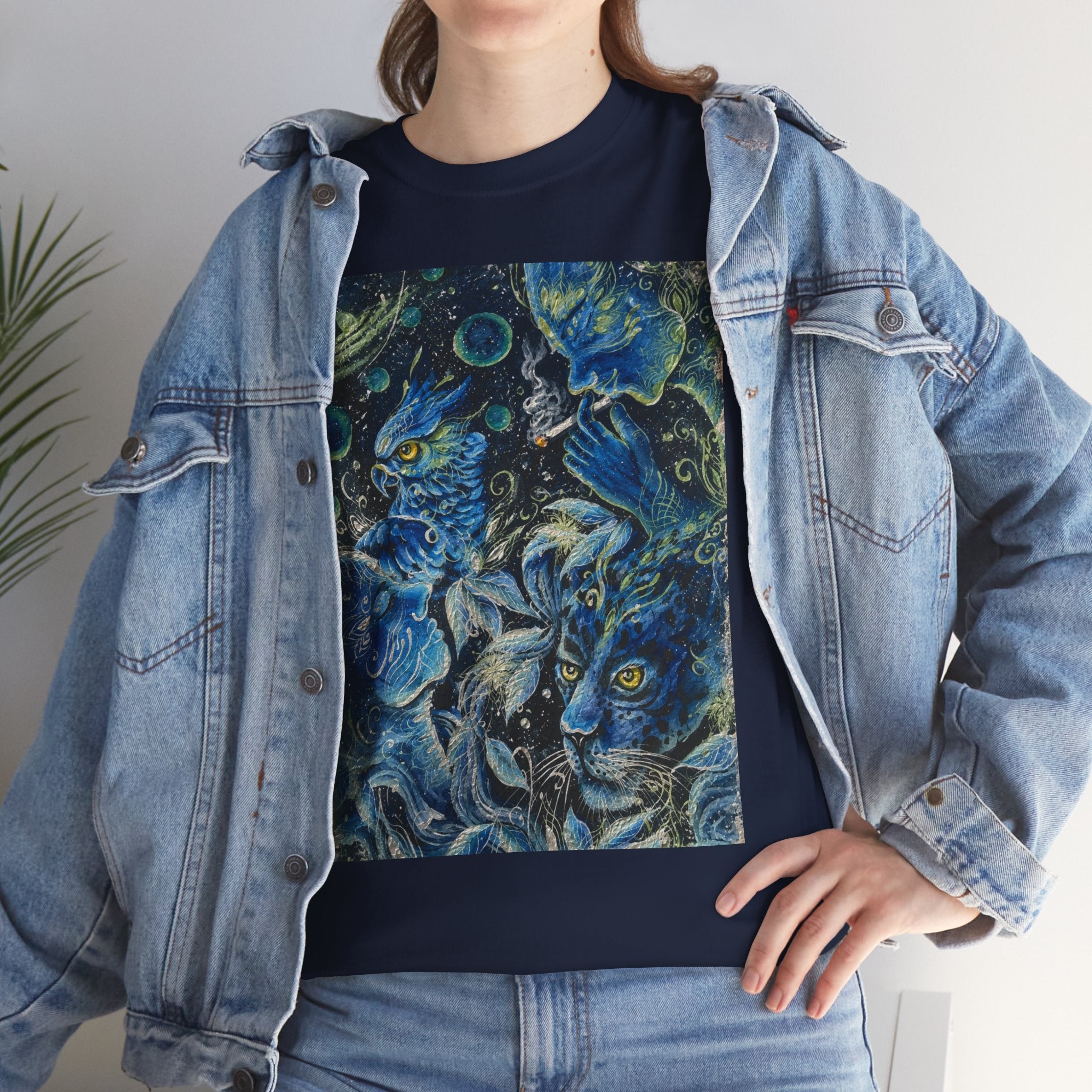"Ayahuasca — The Vine of Visions. Where the past is remembered, the present revealed, and the foreseen unfolds." T-Shirt