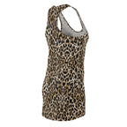 Leopard Print Racerback Dress — Women's Animal Print Summer Dress