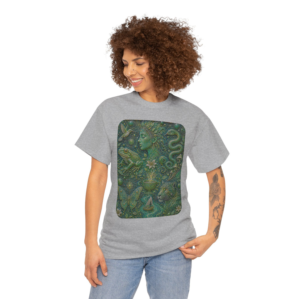 Ayahuasca - "Visions of the cosmos, whispers of the forest." T-Shirt