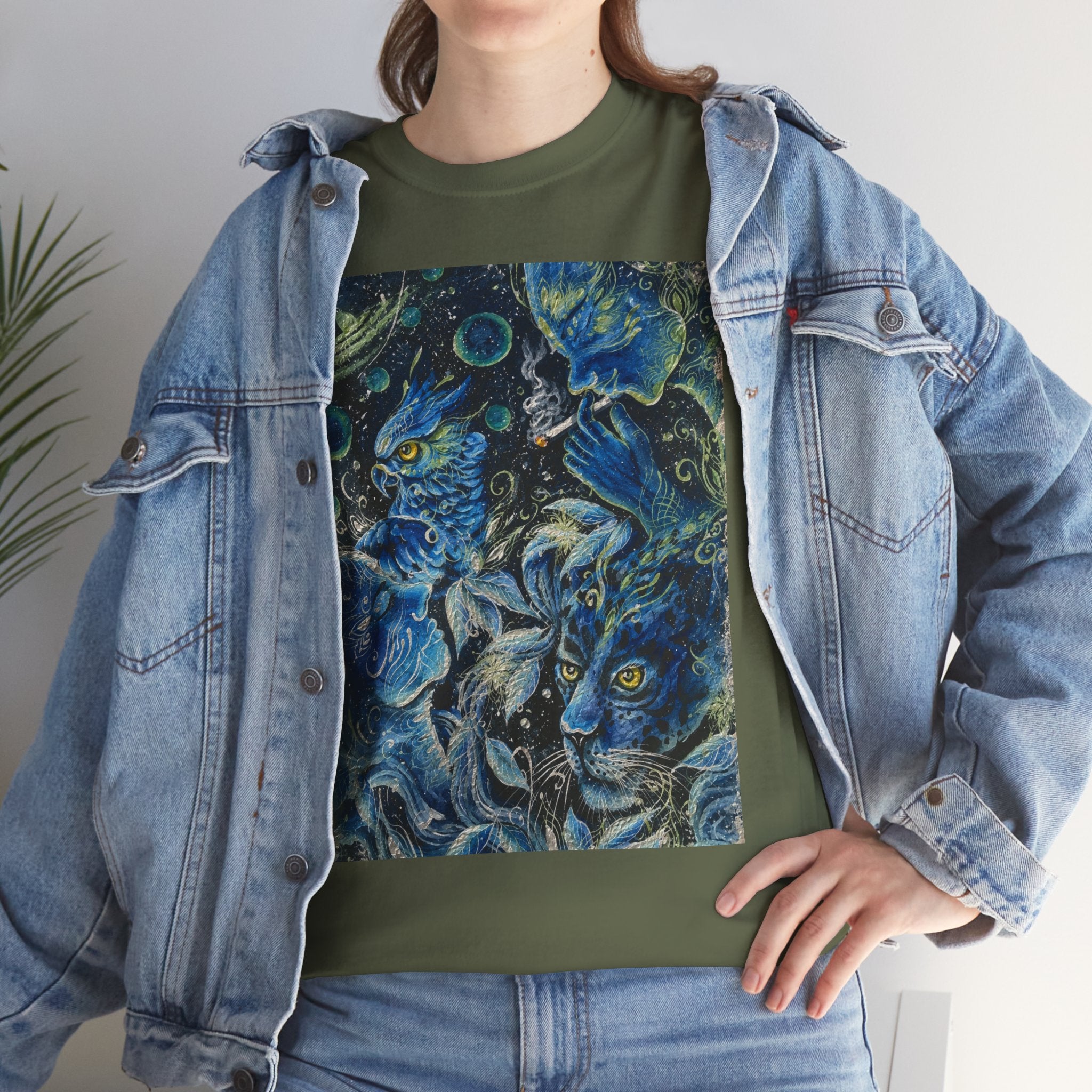 "Ayahuasca — The Vine of Visions. Where the past is remembered, the present revealed, and the foreseen unfolds." T-Shirt
