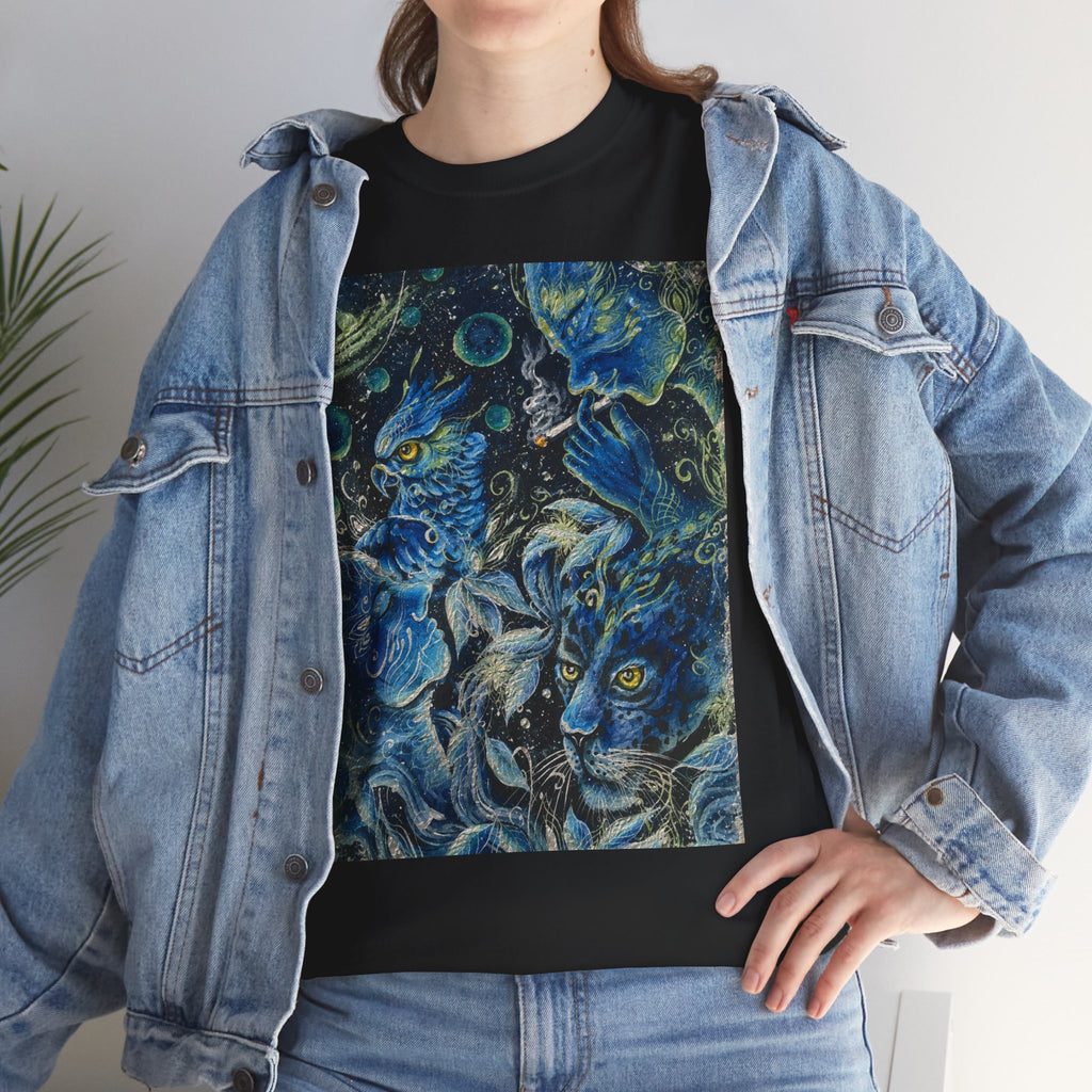 "Ayahuasca — The Vine of Visions. Where the past is remembered, the present revealed, and the foreseen unfolds." T-Shirt