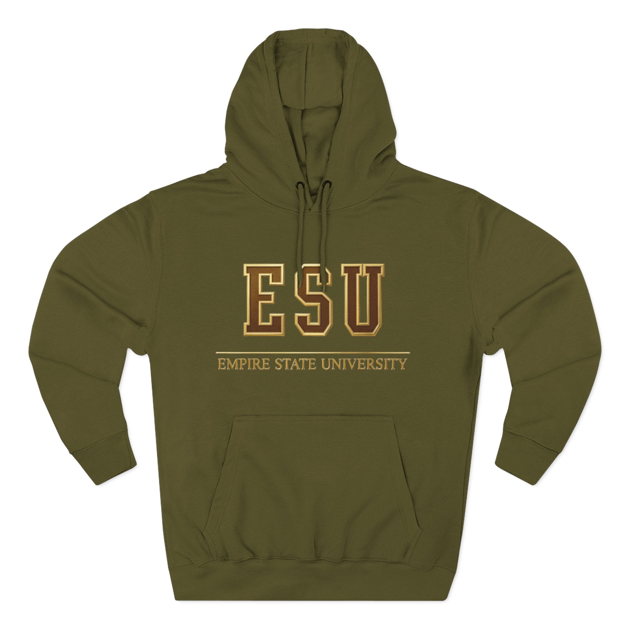 Three-Panel Fleece Hoodie
