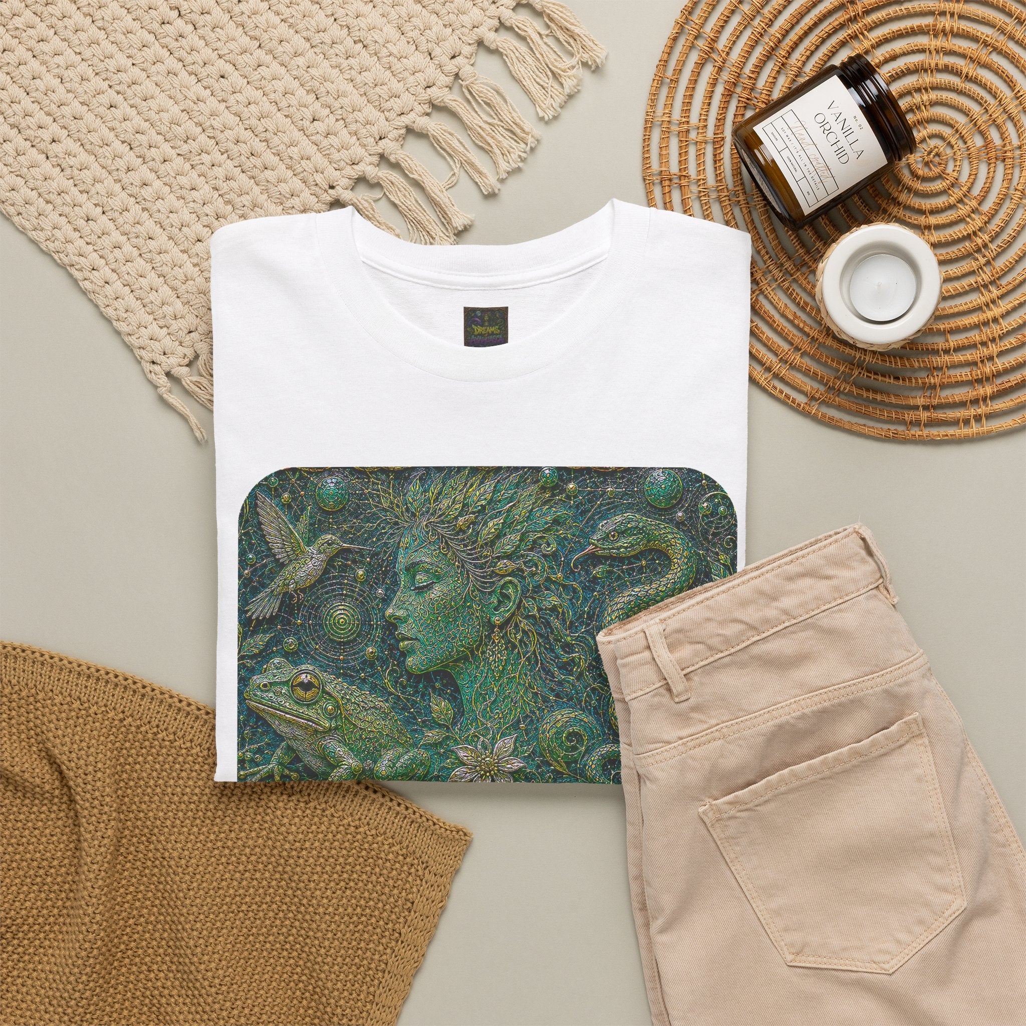 Ayahuasca - "Visions of the cosmos, whispers of the forest." T-Shirt