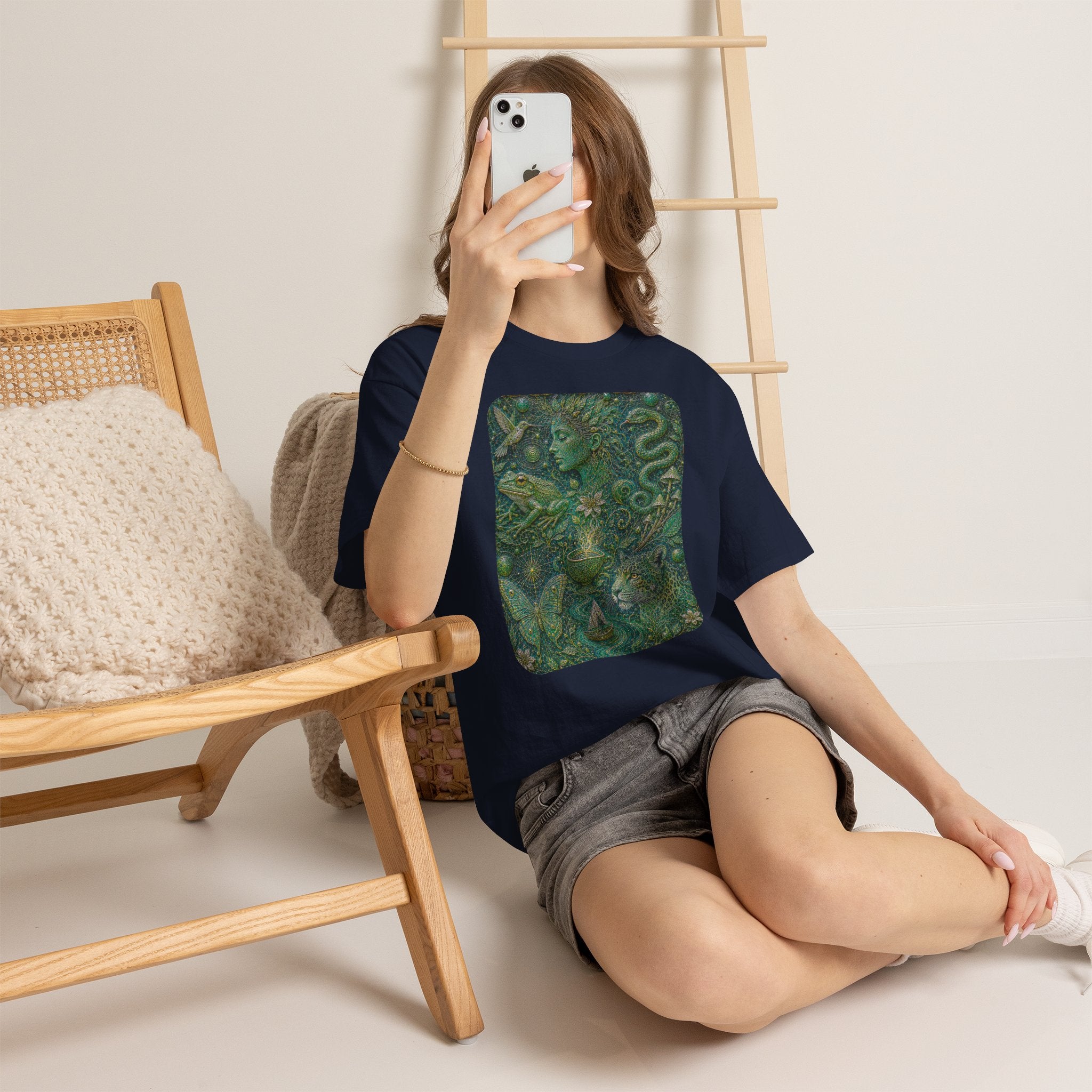 Ayahuasca - "Visions of the cosmos, whispers of the forest." T-Shirt