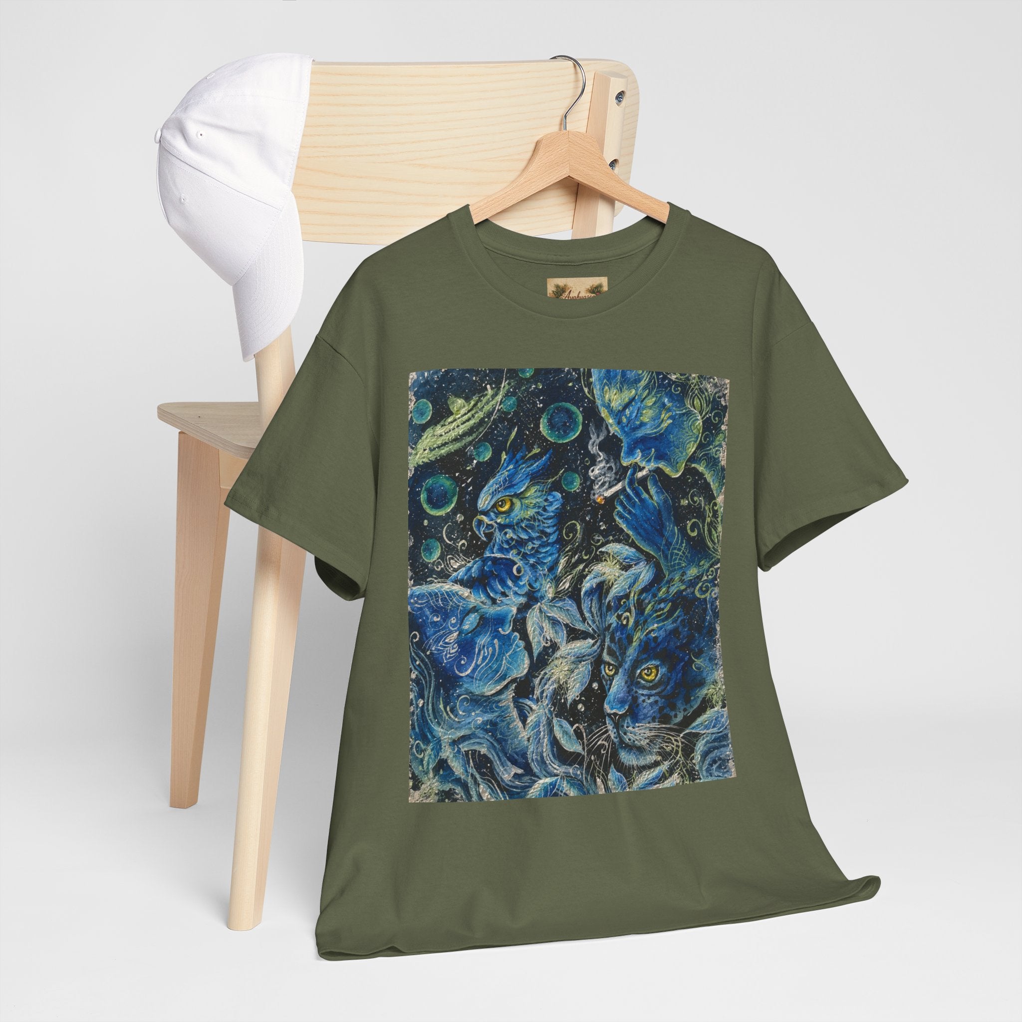"Ayahuasca — The Vine of Visions. Where the past is remembered, the present revealed, and the foreseen unfolds." T-Shirt