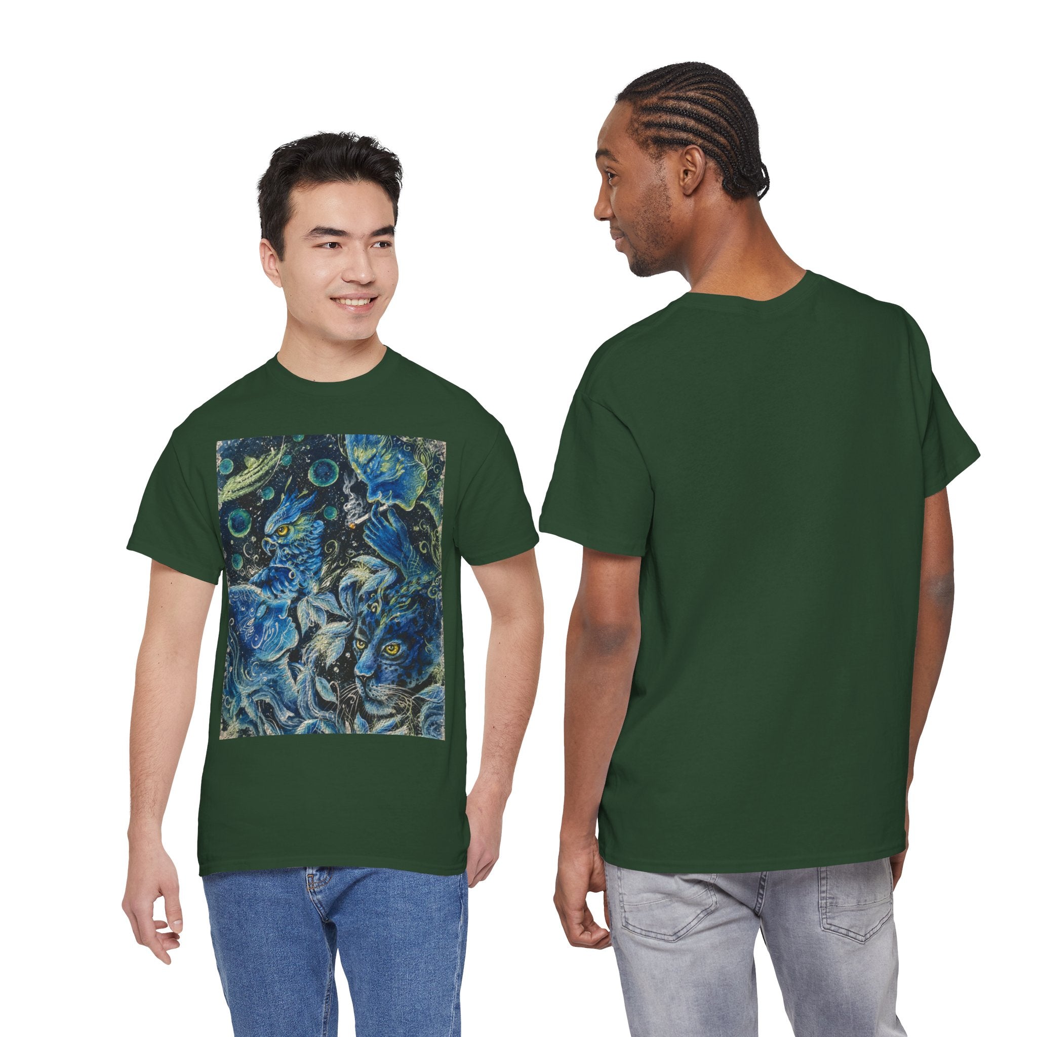 "Ayahuasca — The Vine of Visions. Where the past is remembered, the present revealed, and the foreseen unfolds." T-Shirt
