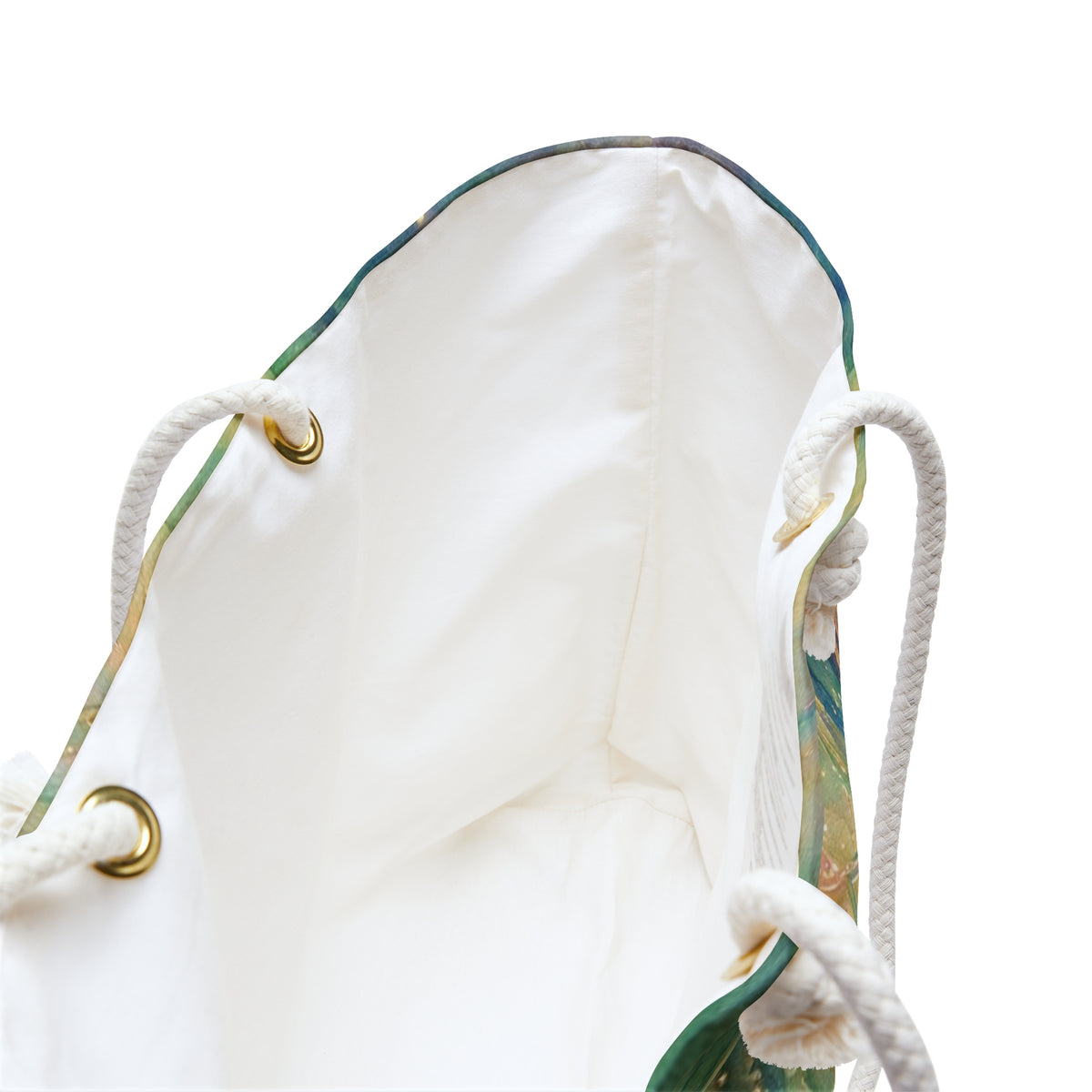 Bohemian Galaxy Weekender Bag — Swirling Celestial Tote for Travel & Beach
