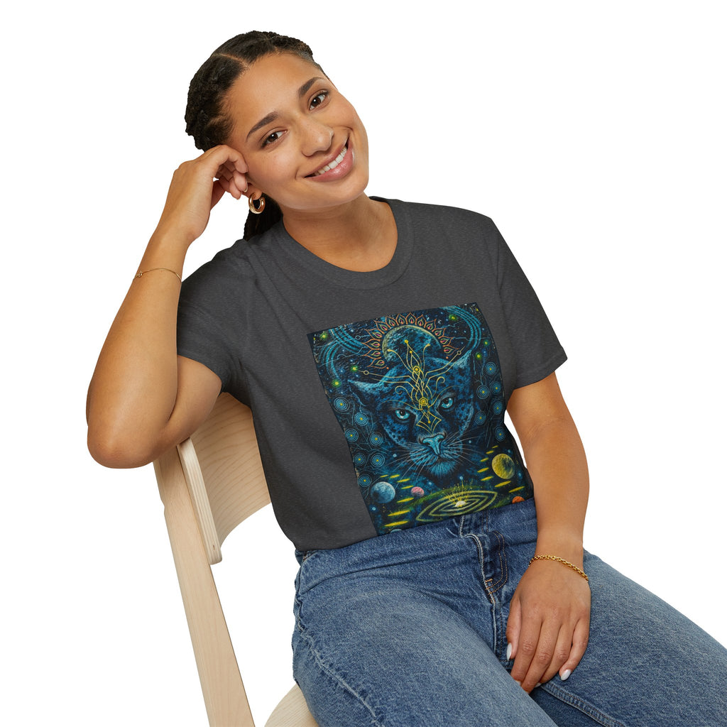 Ayahuasca — Sacred Vine of the Amazon. It awakens the spirit, reveals the past, illuminates the present, and guides toward the future. T-Shirt —
