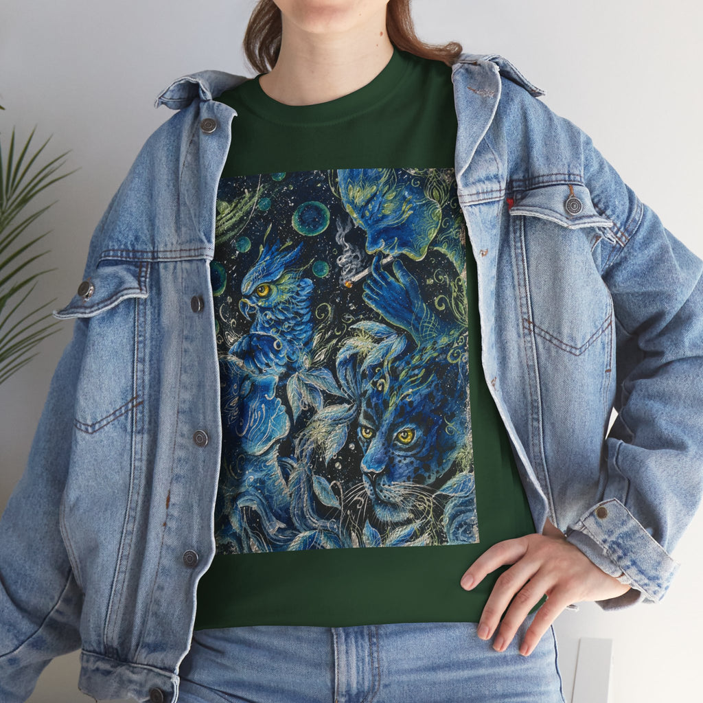 "Ayahuasca — The Vine of Visions. Where the past is remembered, the present revealed, and the foreseen unfolds." T-Shirt