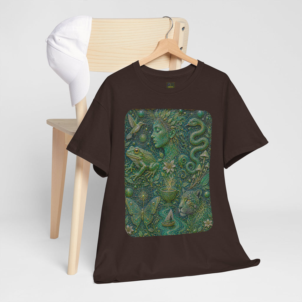 Ayahuasca - "Visions of the cosmos, whispers of the forest." T-Shirt