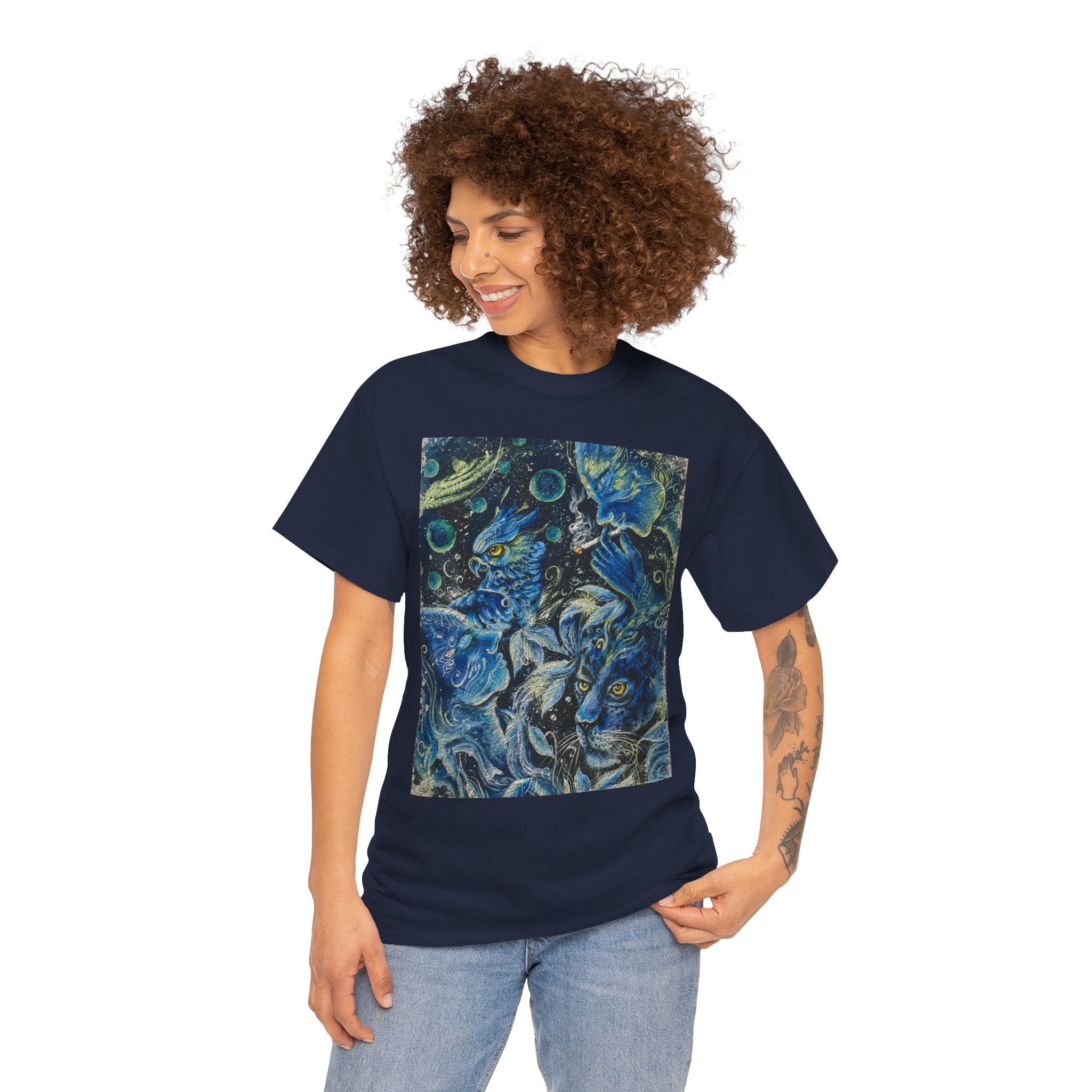 "Ayahuasca — The Vine of Visions. Where the past is remembered, the present revealed, and the foreseen unfolds." T-Shirt