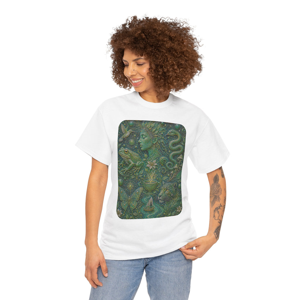 Ayahuasca - "Visions of the cosmos, whispers of the forest." T-Shirt