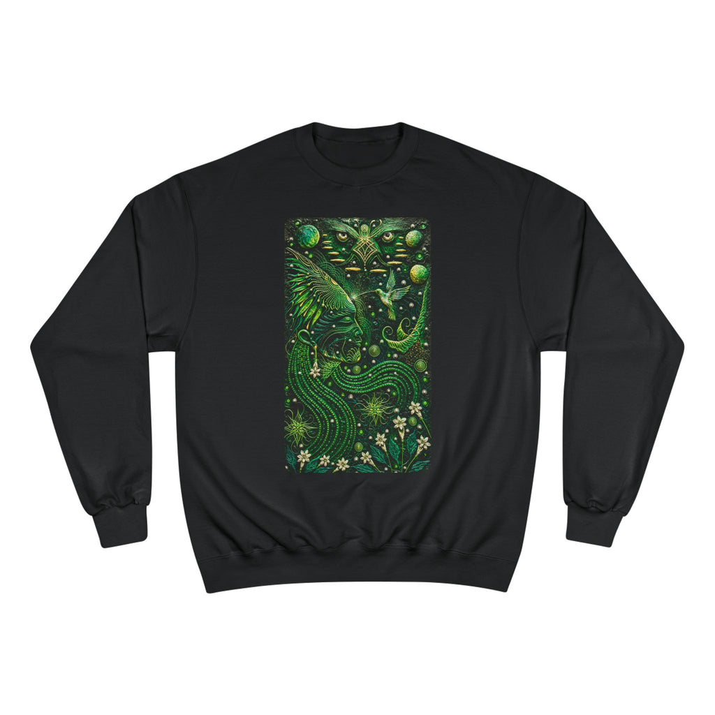 Oil Painting: Dreams and Spirits of Amazonian Ayahuasca - Sweatshirt –  Celestial Fantasy Champion Crewneck