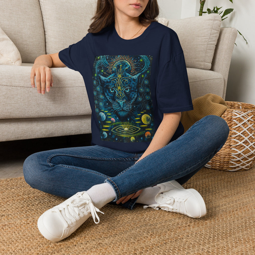 Ayahuasca — Sacred Vine of the Amazon. It awakens the spirit, reveals the past, illuminates the present, and guides toward the future. T-Shirt —