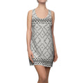 Kené Designs of the Shipibo-Konibo Community: Description, Meaning, and Mythical-Ancestral - ContextRacerback Dress — Monochrome Moroccan Tile All-Over Print