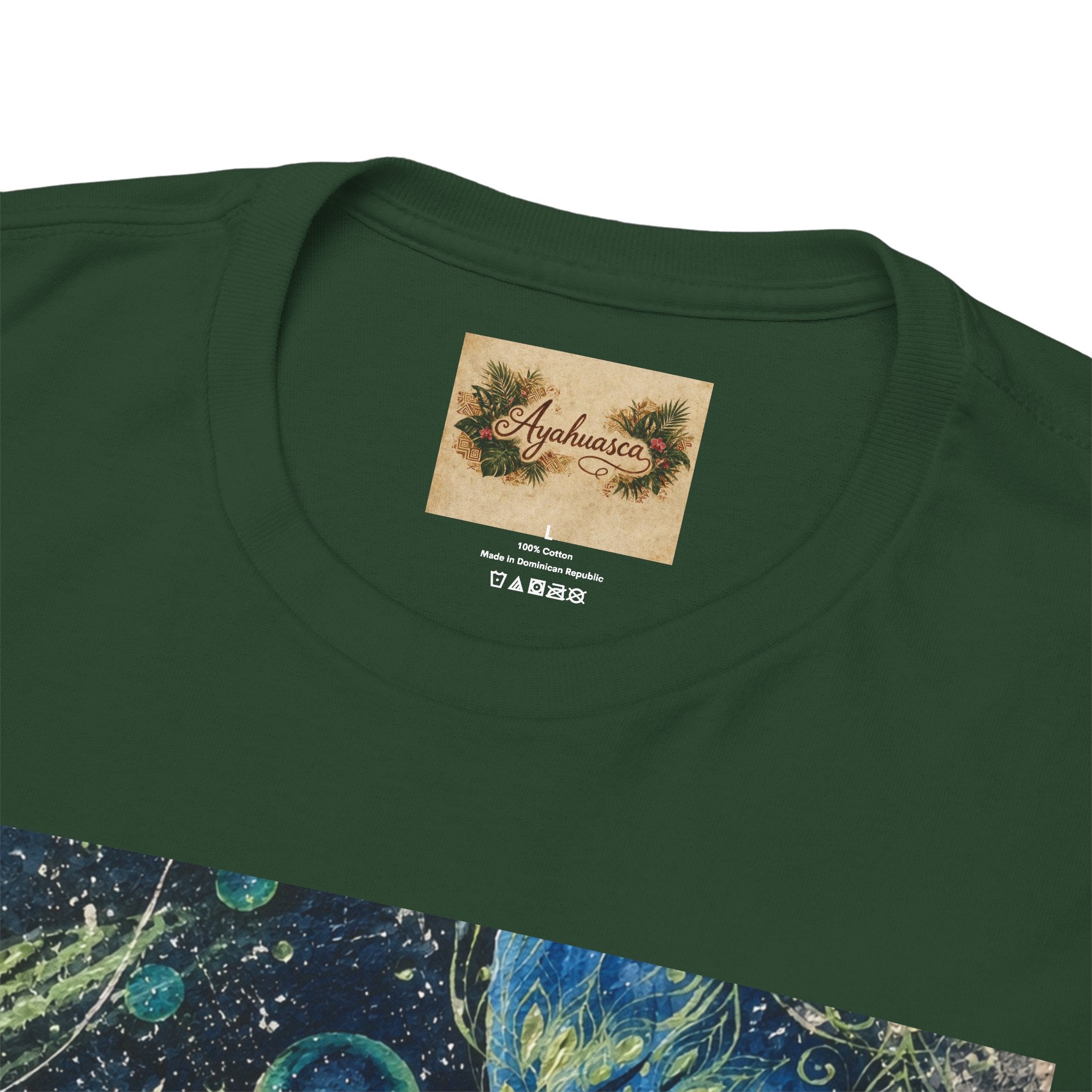 "Ayahuasca — The Vine of Visions. Where the past is remembered, the present revealed, and the foreseen unfolds." T-Shirt