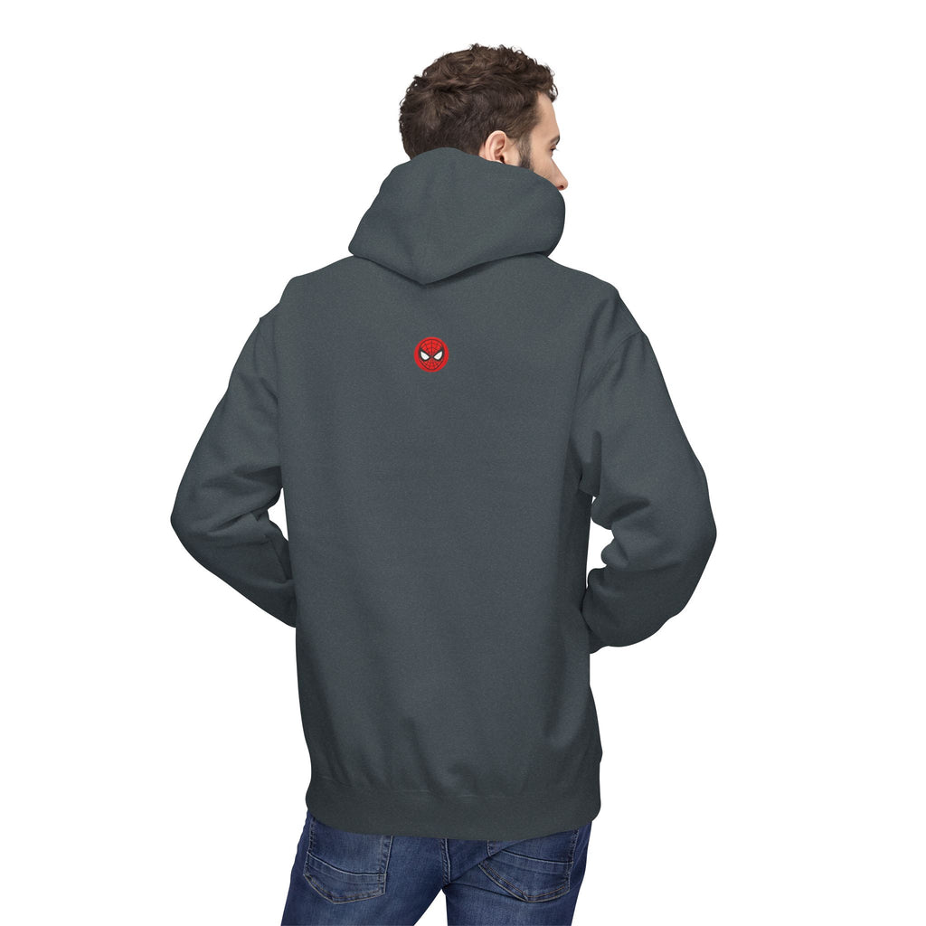 ESU Empire State University Hoodie — Collegiate Brown Pullover with Crest & Element Icons