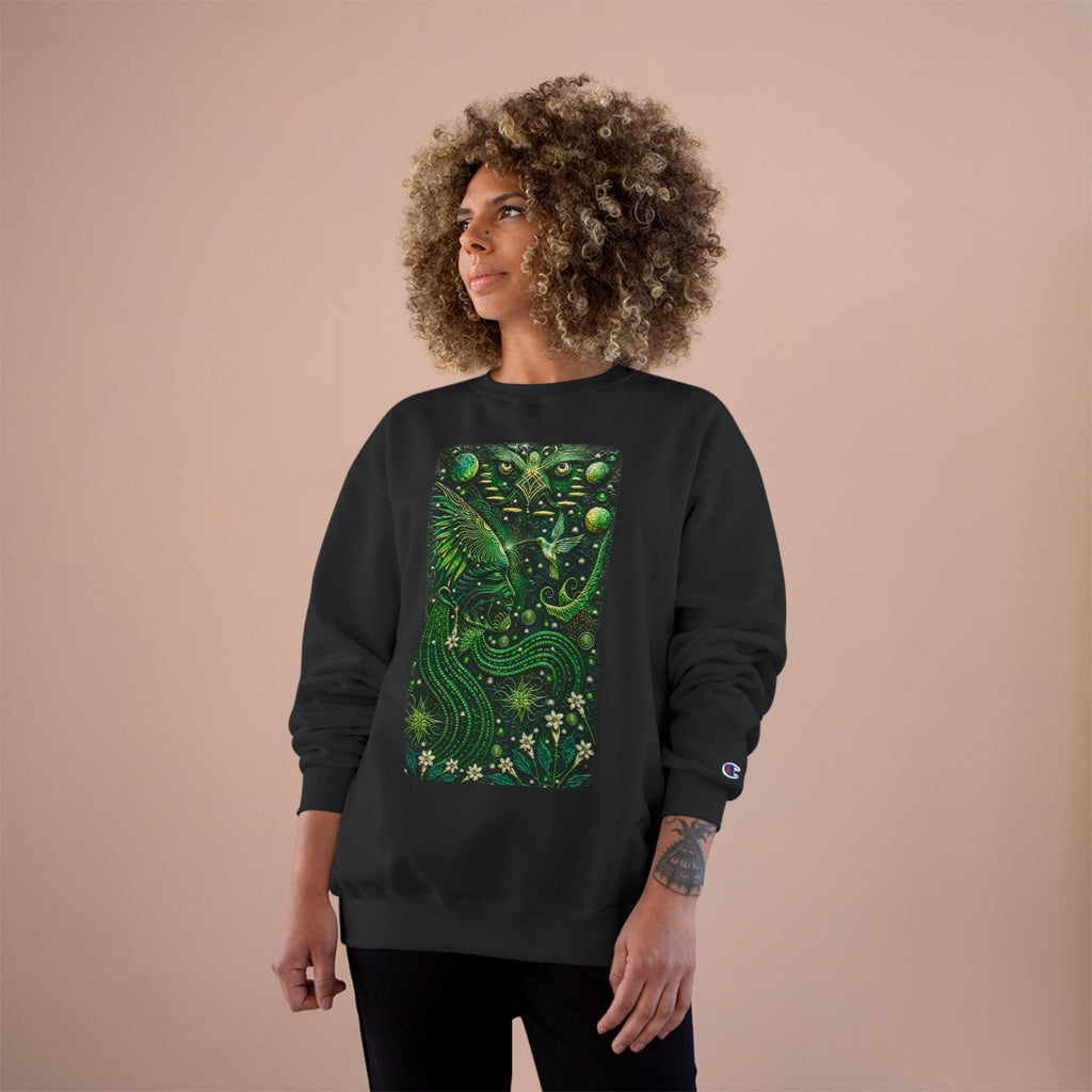 Oil Painting: Dreams and Spirits of Amazonian Ayahuasca - Sweatshirt –  Celestial Fantasy Champion Crewneck