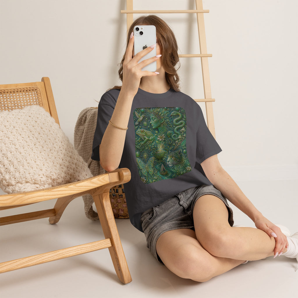 Ayahuasca - "Visions of the cosmos, whispers of the forest." T-Shirt