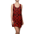 The designs painted by the Shipibo-Konibo-Red & Black Tribal Racerback Dress — Shipibo-Konibo Print Summer Dress