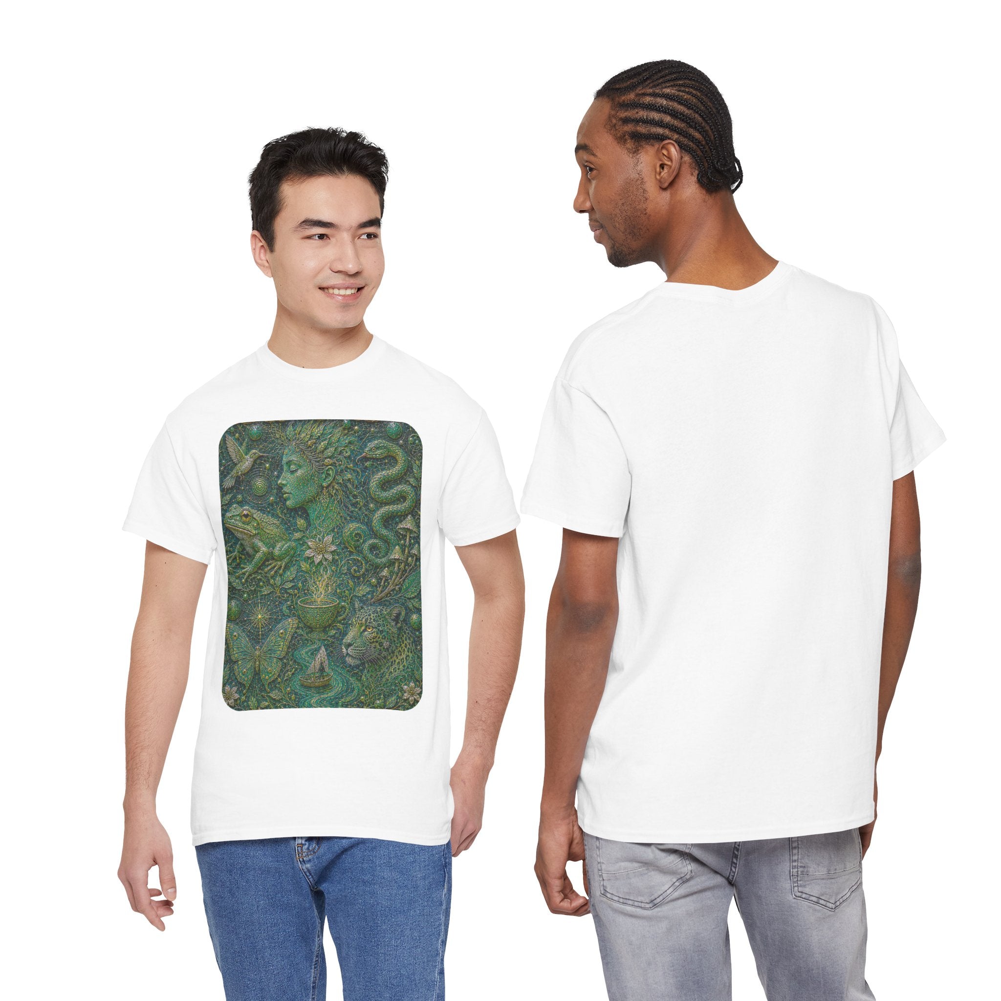 Ayahuasca - "Visions of the cosmos, whispers of the forest." T-Shirt