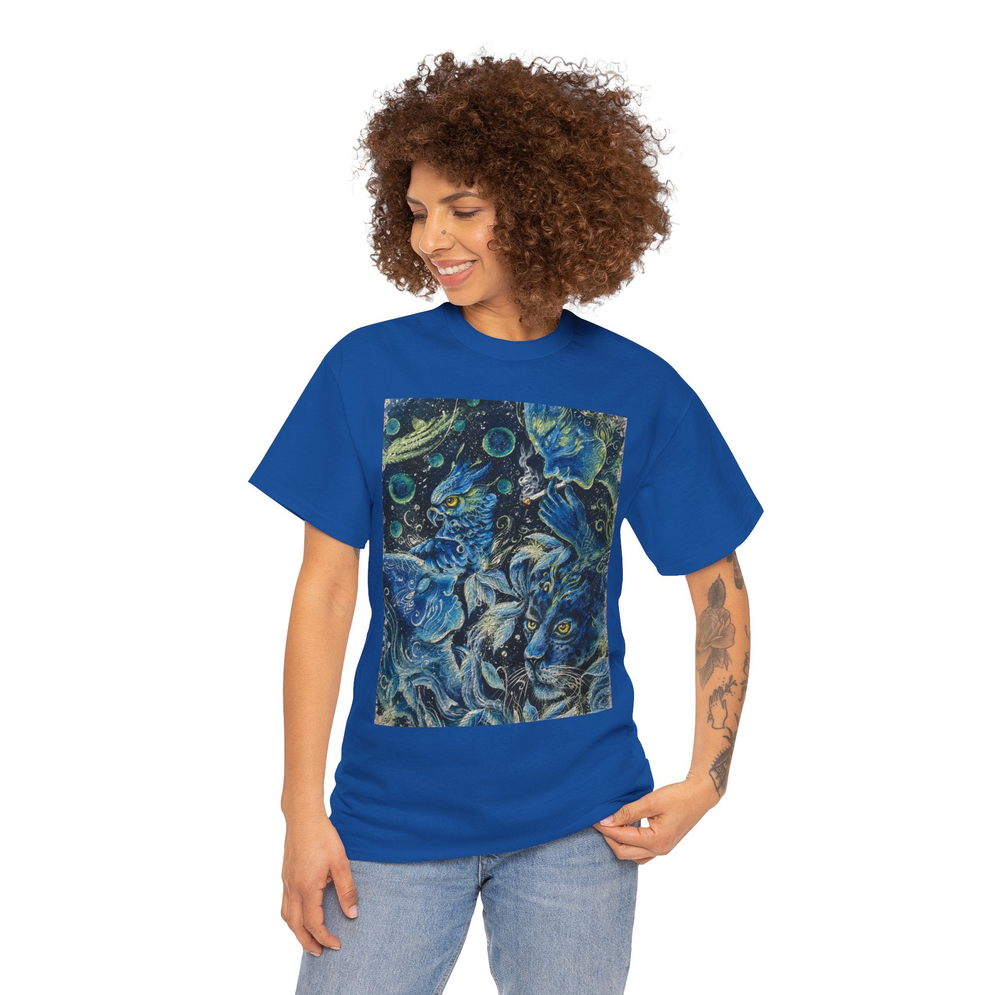 "Ayahuasca — The Vine of Visions. Where the past is remembered, the present revealed, and the foreseen unfolds." T-Shirt