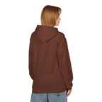 ESU Empire State University Hoodie — Collegiate Brown Pullover with Crest & Element Icons
