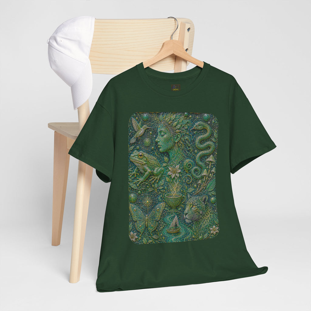 Ayahuasca - "Visions of the cosmos, whispers of the forest." T-Shirt