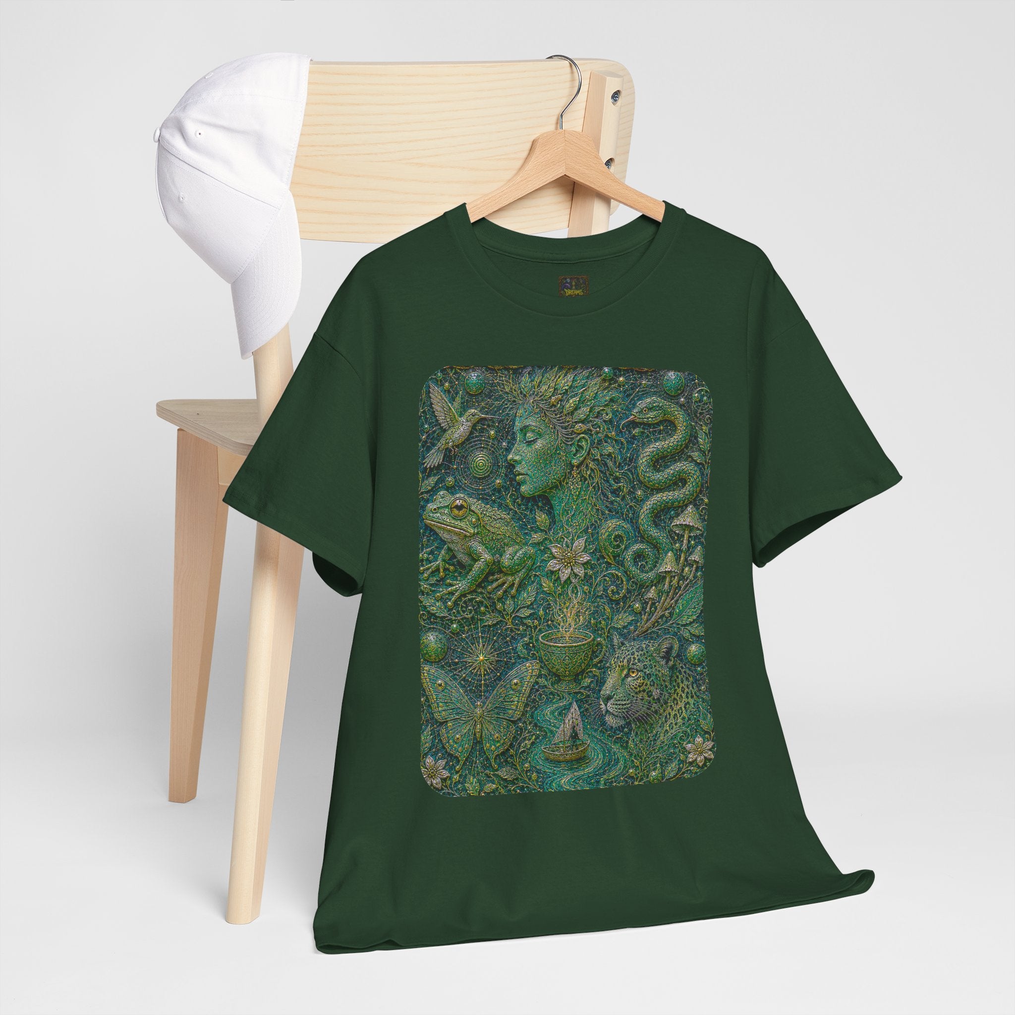 Ayahuasca - "Visions of the cosmos, whispers of the forest." T-Shirt