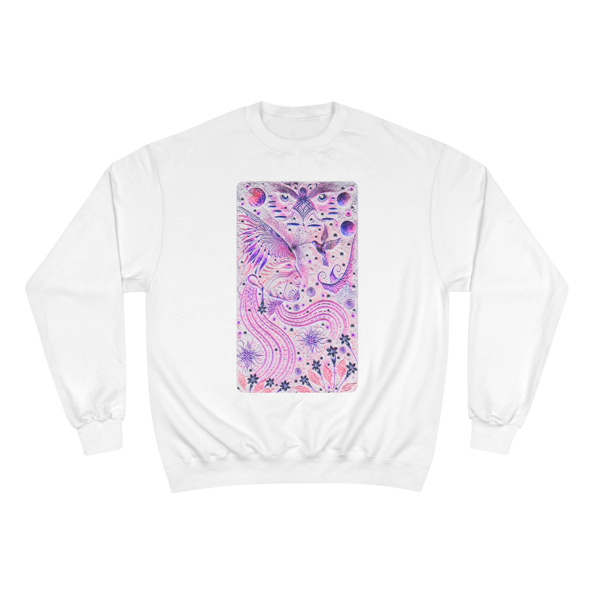 Oil Painting: Dreams and Spirits of Amazonian Ayahuasca - Sweatshirt –  Celestial Fantasy Champion Crewneck
