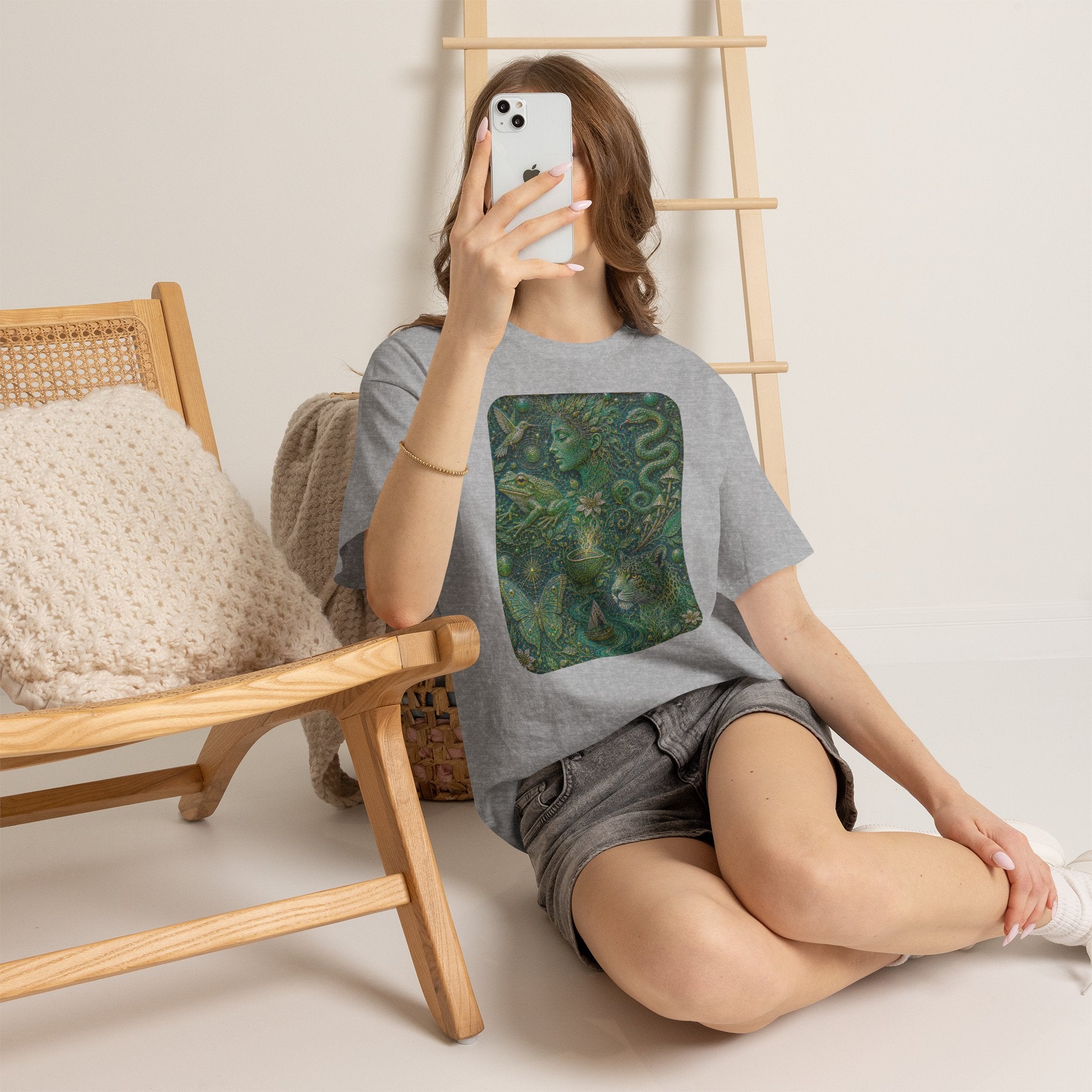 Ayahuasca - "Visions of the cosmos, whispers of the forest." T-Shirt