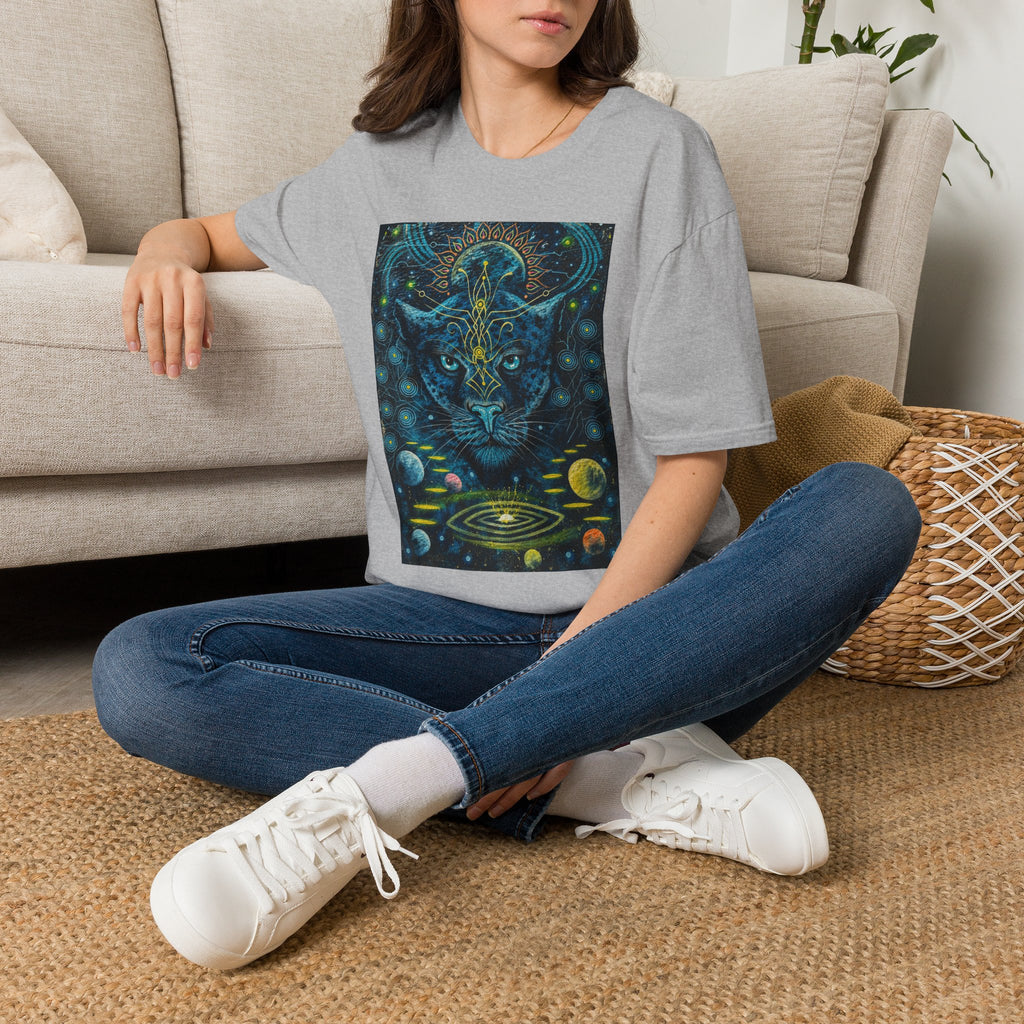 Ayahuasca — Sacred Vine of the Amazon. It awakens the spirit, reveals the past, illuminates the present, and guides toward the future. T-Shirt —