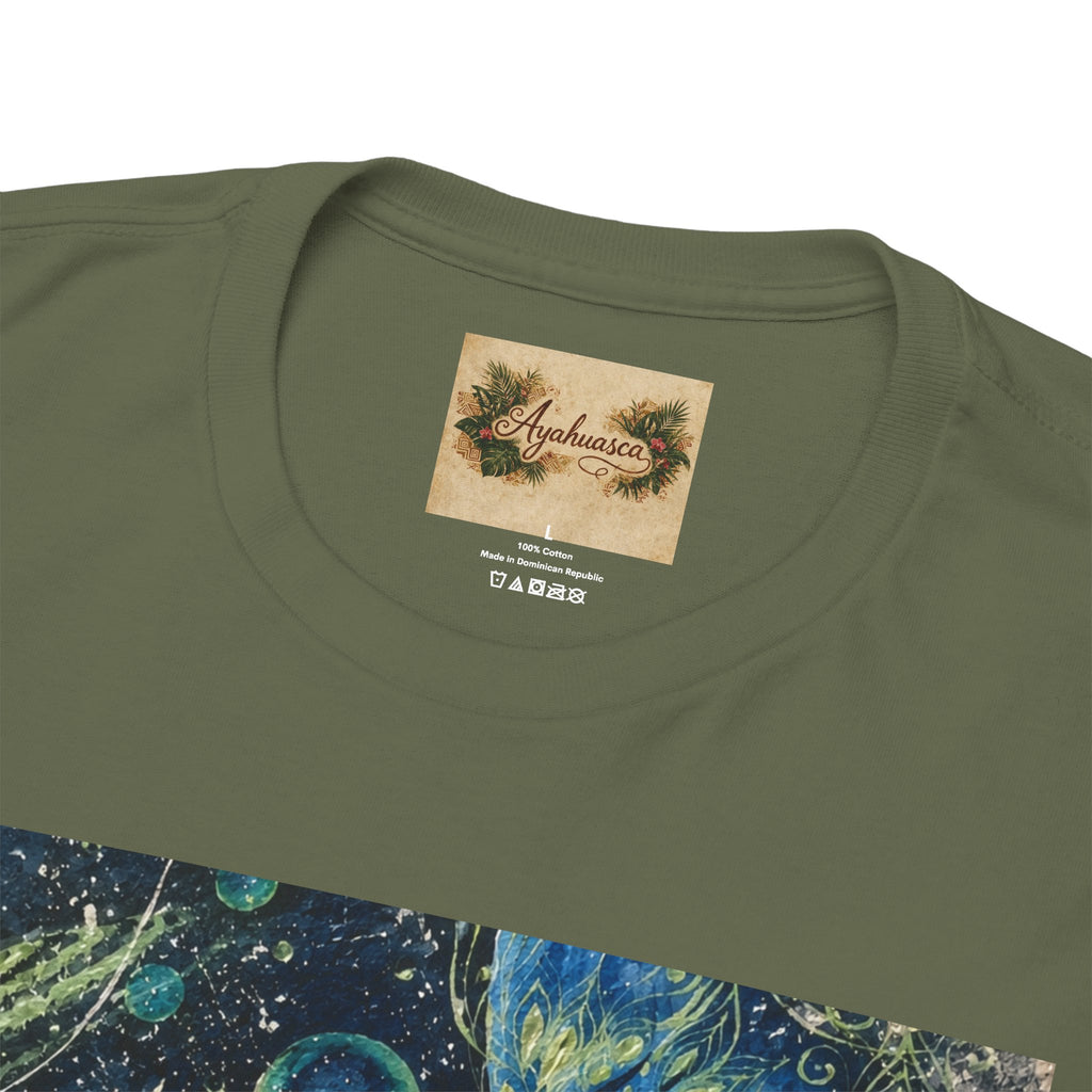 "Ayahuasca — The Vine of Visions. Where the past is remembered, the present revealed, and the foreseen unfolds." T-Shirt