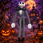 50cm The Nightmare Before Christmas Jack Skellington Plush Toys Doll Skeleton Jake Plush Stuffed Toys for Children Kids Gifts