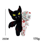 25cm Cartoon Anime Halloween The Nightmare Before Christmas Horror Pumpkin Skeleton Composite Plush Doll Toy Children Kids Gift