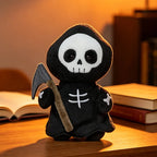 Halloween Plush Toy Soft Stuffed Ghost Bat Pumpkin Grim Reaper Dolls Cute Plushies for Kids Halloween Party Favors & Home Decor