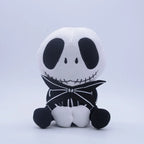 25cm Cartoon Anime Halloween The Nightmare Before Christmas Horror Pumpkin Skeleton Composite Plush Doll Toy Children Kids Gift