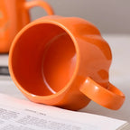 1pc 400ml Halloween Pumpkin Mug Decor Halloween Pattern Mug Ceramic Cute Pumpkin Coffee Cup Birthday Tabletop Drinkware Gifts